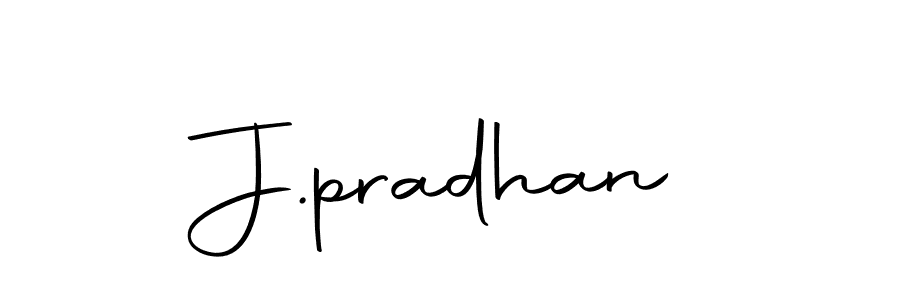 Make a beautiful signature design for name J.pradhan. With this signature (Autography-DOLnW) style, you can create a handwritten signature for free. J.pradhan signature style 10 images and pictures png