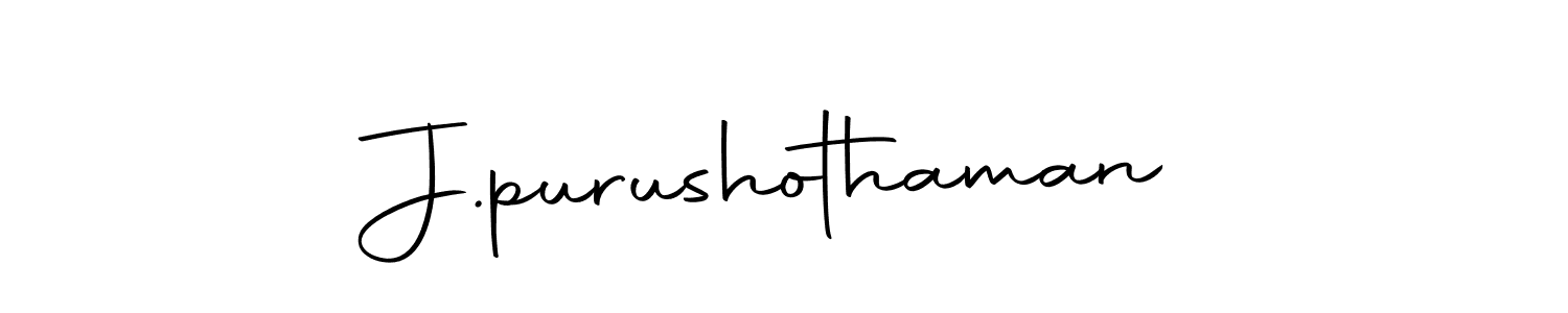 You should practise on your own different ways (Autography-DOLnW) to write your name (J.purushothaman) in signature. don't let someone else do it for you. J.purushothaman signature style 10 images and pictures png