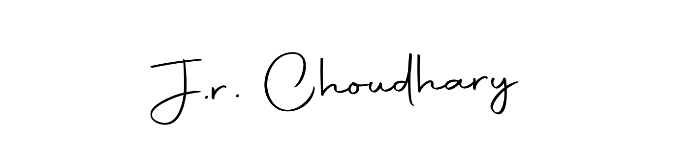 The best way (Autography-DOLnW) to make a short signature is to pick only two or three words in your name. The name J.r. Choudhary include a total of six letters. For converting this name. J.r. Choudhary signature style 10 images and pictures png
