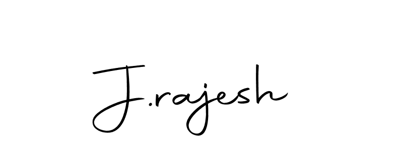 Make a beautiful signature design for name J.rajesh. With this signature (Autography-DOLnW) style, you can create a handwritten signature for free. J.rajesh signature style 10 images and pictures png