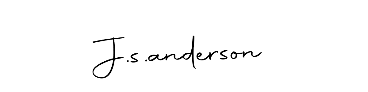 The best way (Autography-DOLnW) to make a short signature is to pick only two or three words in your name. The name J.s.anderson include a total of six letters. For converting this name. J.s.anderson signature style 10 images and pictures png