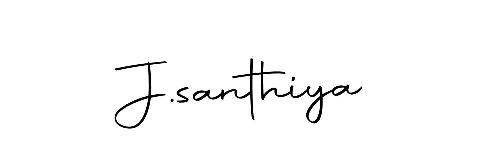 How to make J.santhiya name signature. Use Autography-DOLnW style for creating short signs online. This is the latest handwritten sign. J.santhiya signature style 10 images and pictures png