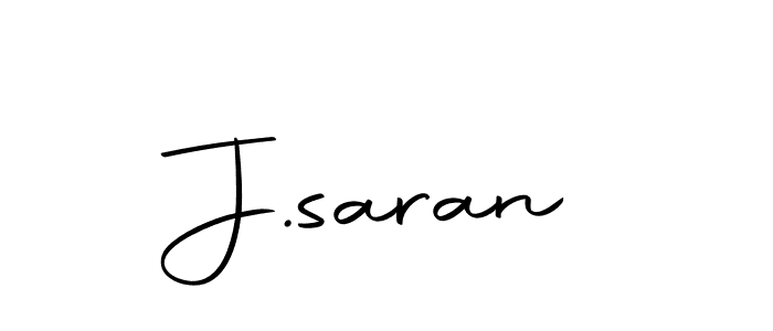 The best way (Autography-DOLnW) to make a short signature is to pick only two or three words in your name. The name J.saran include a total of six letters. For converting this name. J.saran signature style 10 images and pictures png