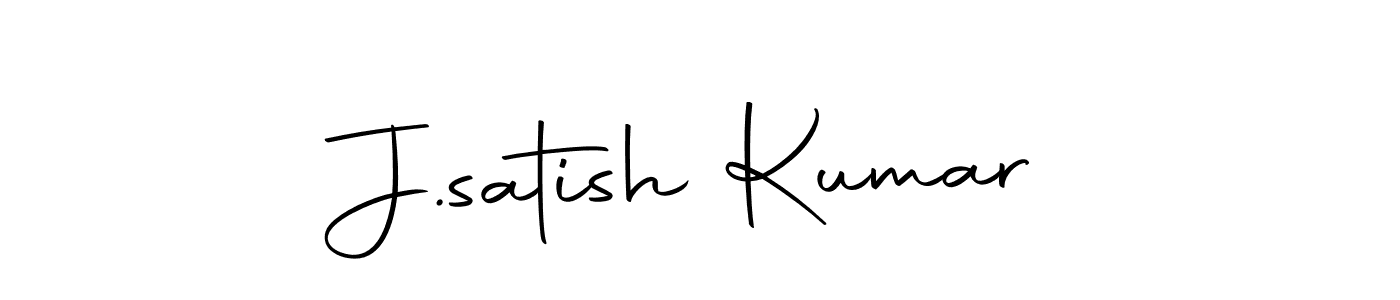 You can use this online signature creator to create a handwritten signature for the name J.satish Kumar. This is the best online autograph maker. J.satish Kumar signature style 10 images and pictures png