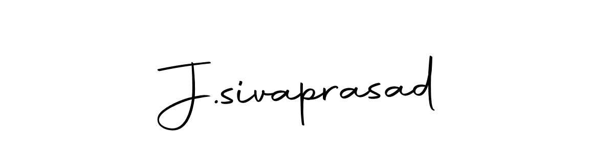 Create a beautiful signature design for name J.sivaprasad. With this signature (Autography-DOLnW) fonts, you can make a handwritten signature for free. J.sivaprasad signature style 10 images and pictures png