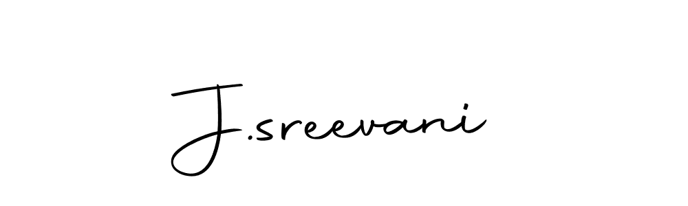How to make J.sreevani name signature. Use Autography-DOLnW style for creating short signs online. This is the latest handwritten sign. J.sreevani signature style 10 images and pictures png