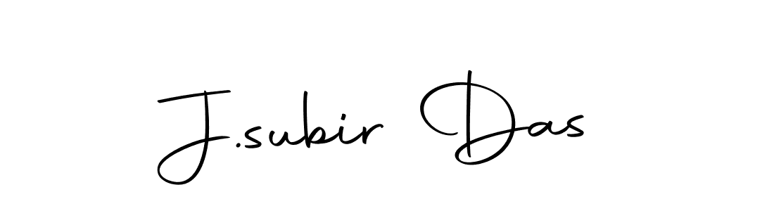 Make a beautiful signature design for name J.subir Das. With this signature (Autography-DOLnW) style, you can create a handwritten signature for free. J.subir Das signature style 10 images and pictures png