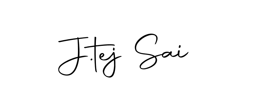 How to make J.tej Sai signature? Autography-DOLnW is a professional autograph style. Create handwritten signature for J.tej Sai name. J.tej Sai signature style 10 images and pictures png