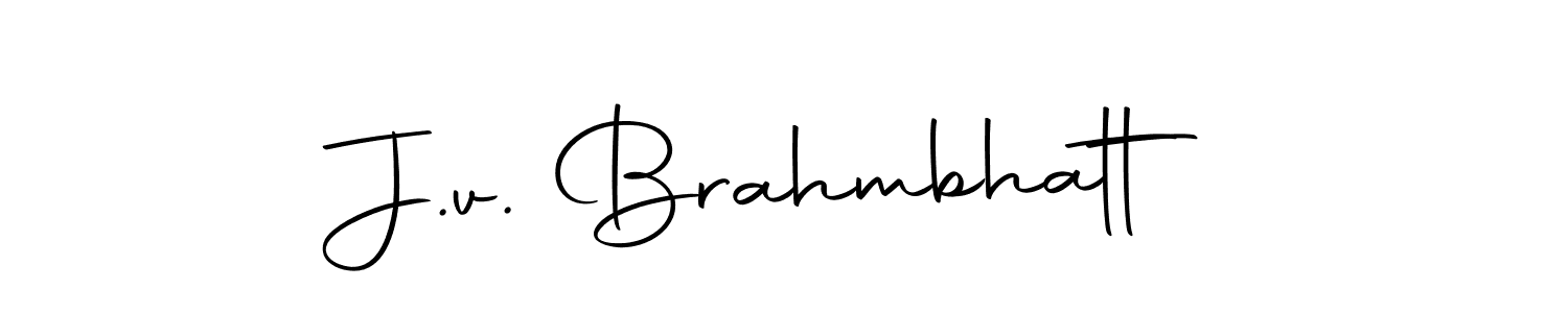 J.v. Brahmbhatt stylish signature style. Best Handwritten Sign (Autography-DOLnW) for my name. Handwritten Signature Collection Ideas for my name J.v. Brahmbhatt. J.v. Brahmbhatt signature style 10 images and pictures png