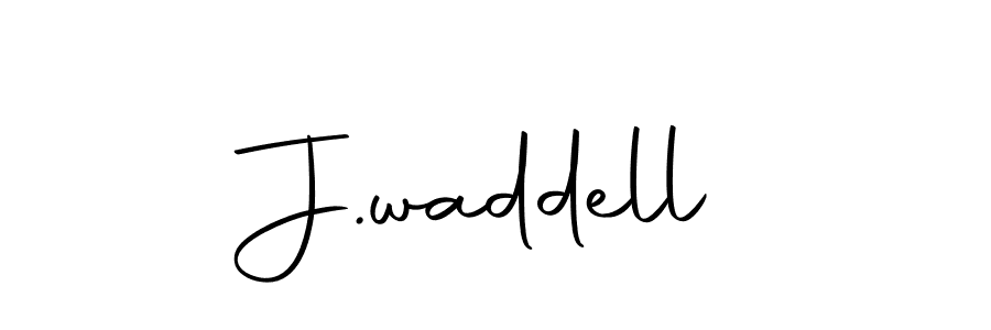 Design your own signature with our free online signature maker. With this signature software, you can create a handwritten (Autography-DOLnW) signature for name J.waddell. J.waddell signature style 10 images and pictures png