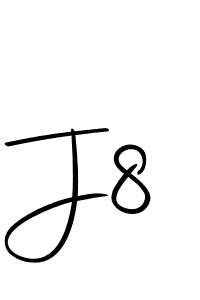 Make a beautiful signature design for name J8. With this signature (Autography-DOLnW) style, you can create a handwritten signature for free. J8 signature style 10 images and pictures png