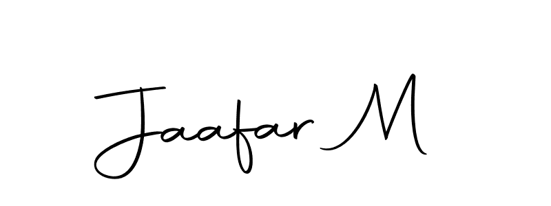 Also we have Jaafar M name is the best signature style. Create professional handwritten signature collection using Autography-DOLnW autograph style. Jaafar M signature style 10 images and pictures png