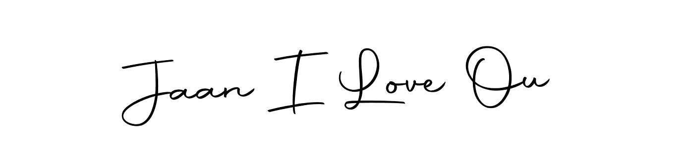 Jaan I Love Ou stylish signature style. Best Handwritten Sign (Autography-DOLnW) for my name. Handwritten Signature Collection Ideas for my name Jaan I Love Ou. Jaan I Love Ou signature style 10 images and pictures png