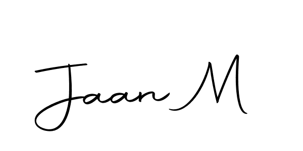 You should practise on your own different ways (Autography-DOLnW) to write your name (Jaan M) in signature. don't let someone else do it for you. Jaan M signature style 10 images and pictures png