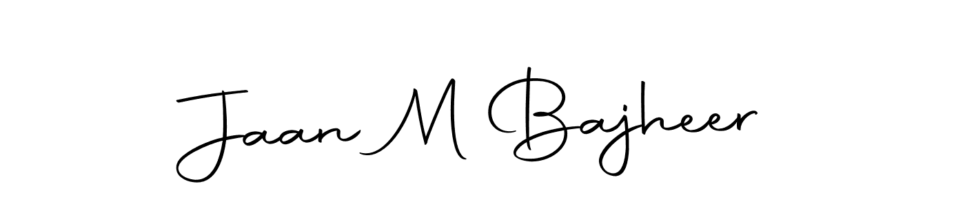 Here are the top 10 professional signature styles for the name Jaan M Bajheer. These are the best autograph styles you can use for your name. Jaan M Bajheer signature style 10 images and pictures png
