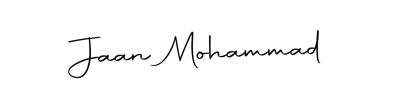 Make a beautiful signature design for name Jaan Mohammad. With this signature (Autography-DOLnW) style, you can create a handwritten signature for free. Jaan Mohammad signature style 10 images and pictures png