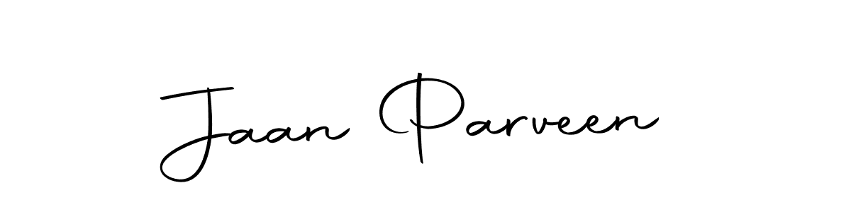 Use a signature maker to create a handwritten signature online. With this signature software, you can design (Autography-DOLnW) your own signature for name Jaan Parveen. Jaan Parveen signature style 10 images and pictures png