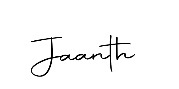 Design your own signature with our free online signature maker. With this signature software, you can create a handwritten (Autography-DOLnW) signature for name Jaanth. Jaanth signature style 10 images and pictures png