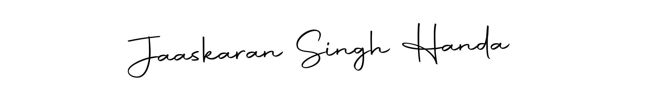 How to make Jaaskaran Singh Handa name signature. Use Autography-DOLnW style for creating short signs online. This is the latest handwritten sign. Jaaskaran Singh Handa signature style 10 images and pictures png