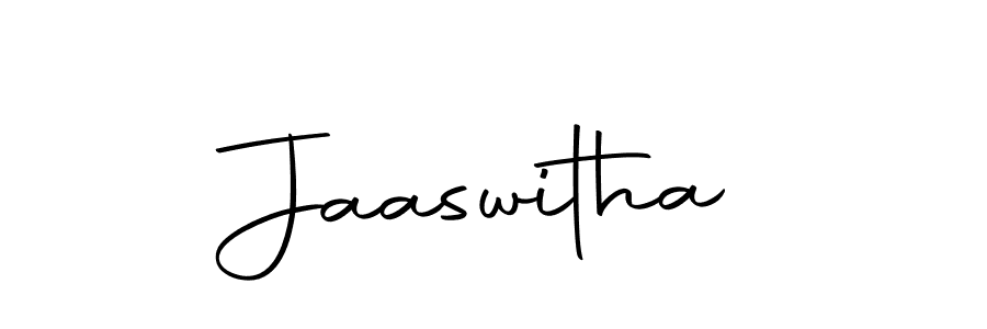 Make a beautiful signature design for name Jaaswitha. With this signature (Autography-DOLnW) style, you can create a handwritten signature for free. Jaaswitha signature style 10 images and pictures png