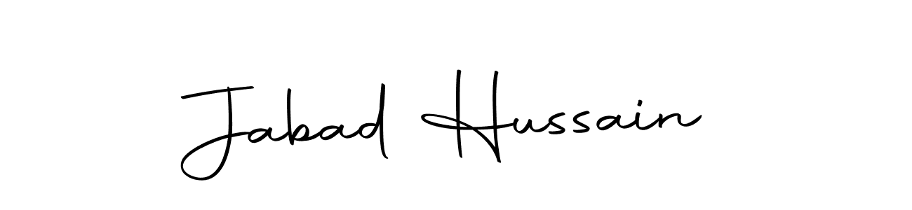 Similarly Autography-DOLnW is the best handwritten signature design. Signature creator online .You can use it as an online autograph creator for name Jabad Hussain. Jabad Hussain signature style 10 images and pictures png