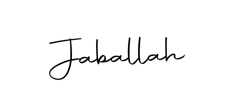 How to make Jaballah signature? Autography-DOLnW is a professional autograph style. Create handwritten signature for Jaballah name. Jaballah signature style 10 images and pictures png