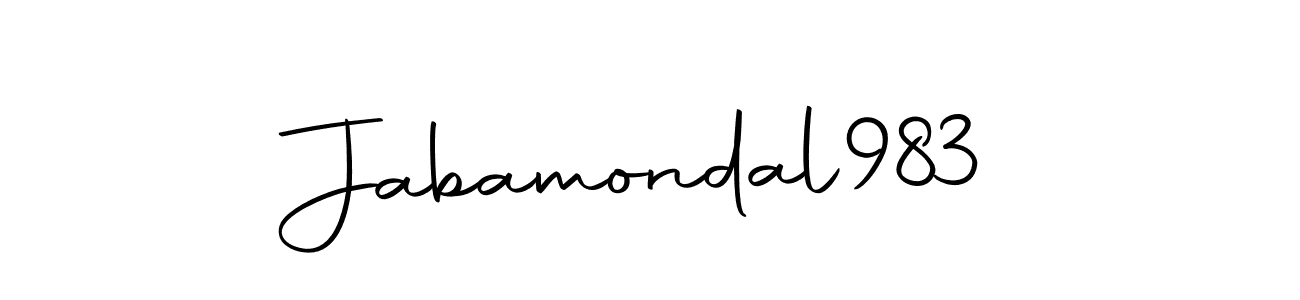 Make a beautiful signature design for name Jabamondal983. With this signature (Autography-DOLnW) style, you can create a handwritten signature for free. Jabamondal983 signature style 10 images and pictures png