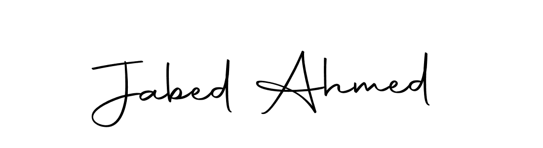 if you are searching for the best signature style for your name Jabed Ahmed. so please give up your signature search. here we have designed multiple signature styles  using Autography-DOLnW. Jabed Ahmed signature style 10 images and pictures png