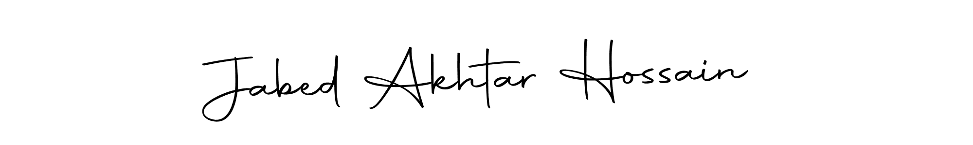 Use a signature maker to create a handwritten signature online. With this signature software, you can design (Autography-DOLnW) your own signature for name Jabed Akhtar Hossain. Jabed Akhtar Hossain signature style 10 images and pictures png