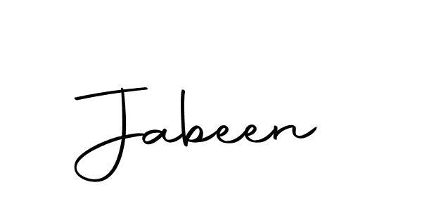 How to make Jabeen signature? Autography-DOLnW is a professional autograph style. Create handwritten signature for Jabeen name. Jabeen signature style 10 images and pictures png