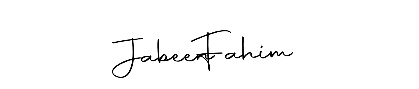 Also we have Jabeen   Fahim name is the best signature style. Create professional handwritten signature collection using Autography-DOLnW autograph style. Jabeen   Fahim signature style 10 images and pictures png