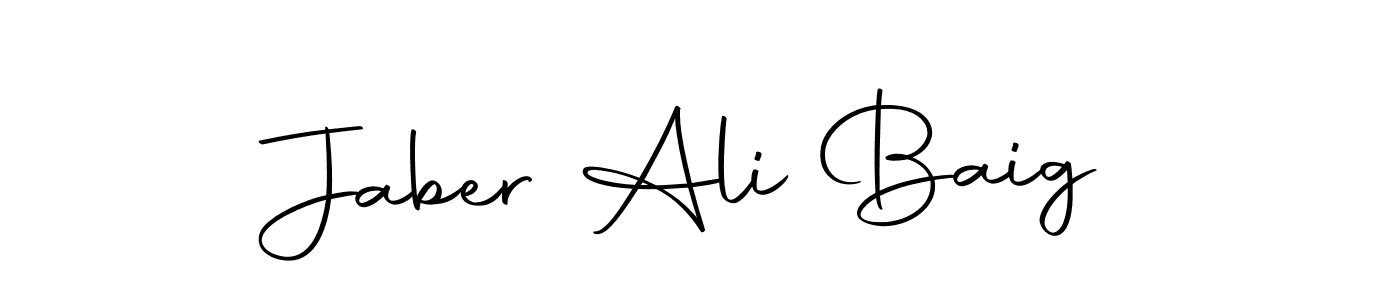 Jaber Ali Baig stylish signature style. Best Handwritten Sign (Autography-DOLnW) for my name. Handwritten Signature Collection Ideas for my name Jaber Ali Baig. Jaber Ali Baig signature style 10 images and pictures png