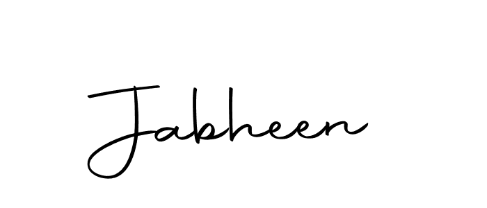 You should practise on your own different ways (Autography-DOLnW) to write your name (Jabheen) in signature. don't let someone else do it for you. Jabheen signature style 10 images and pictures png