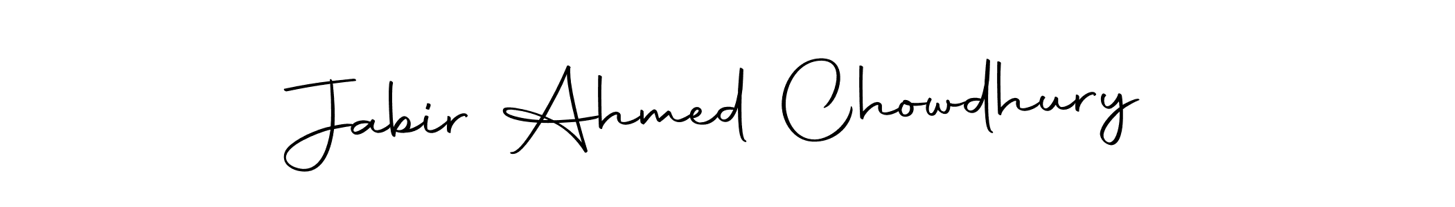 You can use this online signature creator to create a handwritten signature for the name Jabir Ahmed Chowdhury. This is the best online autograph maker. Jabir Ahmed Chowdhury signature style 10 images and pictures png