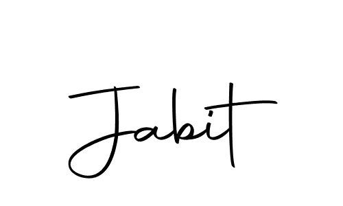 Design your own signature with our free online signature maker. With this signature software, you can create a handwritten (Autography-DOLnW) signature for name Jabit. Jabit signature style 10 images and pictures png