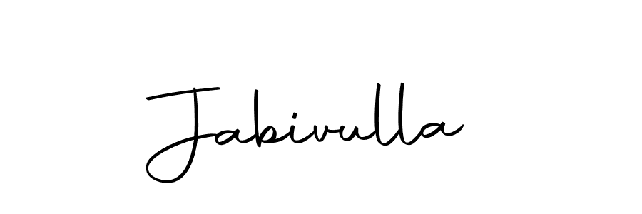 You should practise on your own different ways (Autography-DOLnW) to write your name (Jabivulla) in signature. don't let someone else do it for you. Jabivulla signature style 10 images and pictures png
