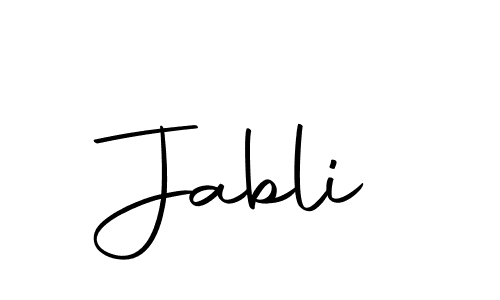 Here are the top 10 professional signature styles for the name Jabli. These are the best autograph styles you can use for your name. Jabli signature style 10 images and pictures png