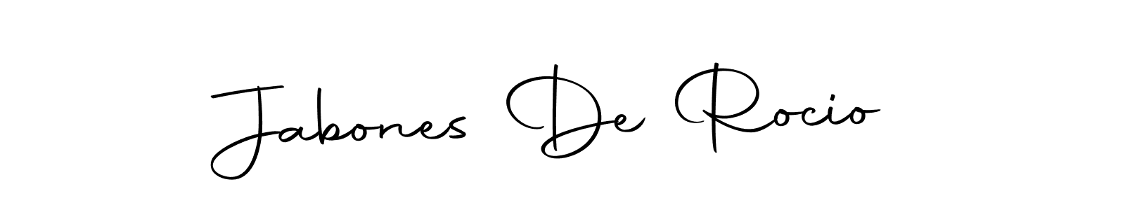 How to make Jabones De Rocio signature? Autography-DOLnW is a professional autograph style. Create handwritten signature for Jabones De Rocio name. Jabones De Rocio signature style 10 images and pictures png