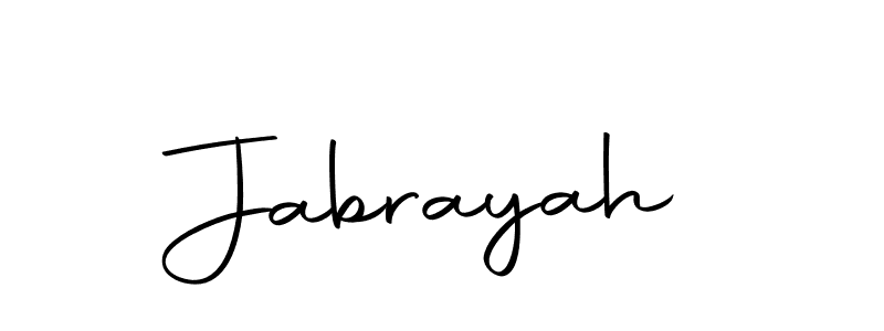 Make a beautiful signature design for name Jabrayah. With this signature (Autography-DOLnW) style, you can create a handwritten signature for free. Jabrayah signature style 10 images and pictures png