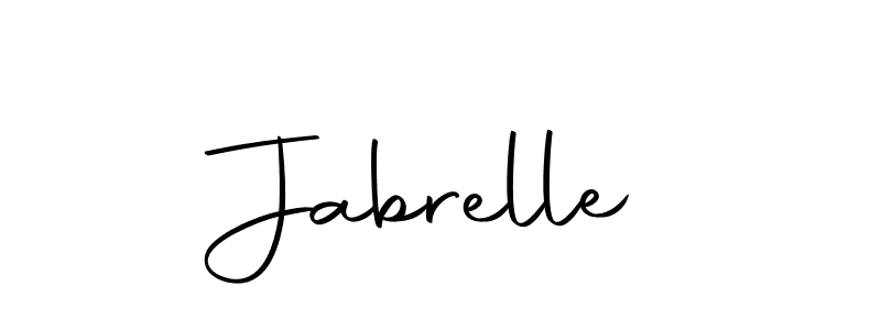 Create a beautiful signature design for name Jabrelle. With this signature (Autography-DOLnW) fonts, you can make a handwritten signature for free. Jabrelle signature style 10 images and pictures png