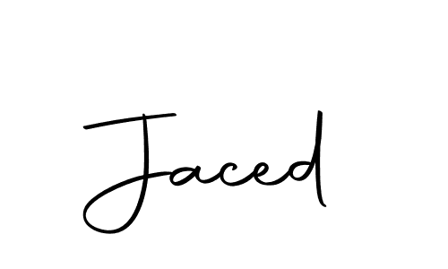 Similarly Autography-DOLnW is the best handwritten signature design. Signature creator online .You can use it as an online autograph creator for name Jaced. Jaced signature style 10 images and pictures png