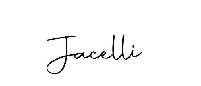 Create a beautiful signature design for name Jacelli. With this signature (Autography-DOLnW) fonts, you can make a handwritten signature for free. Jacelli signature style 10 images and pictures png