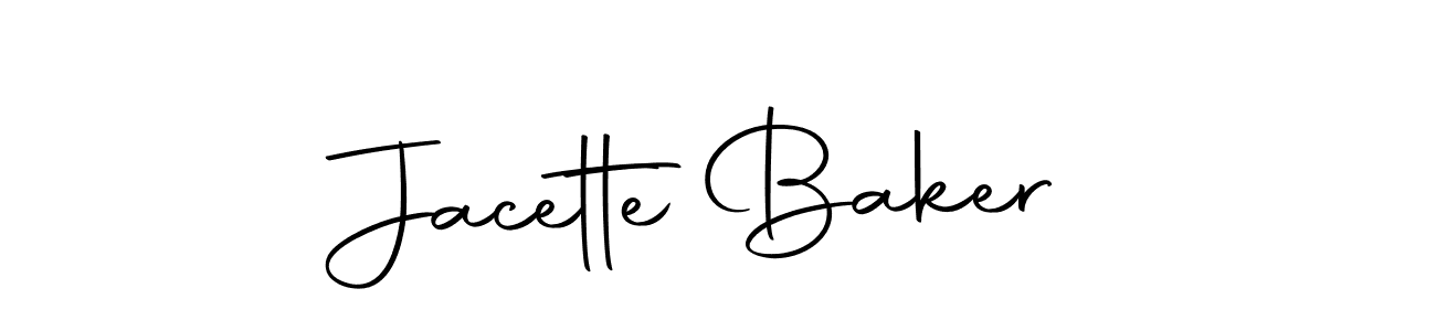Also we have Jacette Baker name is the best signature style. Create professional handwritten signature collection using Autography-DOLnW autograph style. Jacette Baker signature style 10 images and pictures png