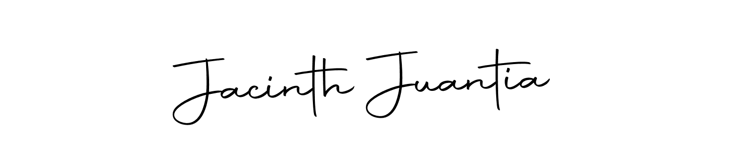 Make a beautiful signature design for name Jacinth Juantia. Use this online signature maker to create a handwritten signature for free. Jacinth Juantia signature style 10 images and pictures png