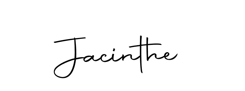 Use a signature maker to create a handwritten signature online. With this signature software, you can design (Autography-DOLnW) your own signature for name Jacinthe. Jacinthe signature style 10 images and pictures png