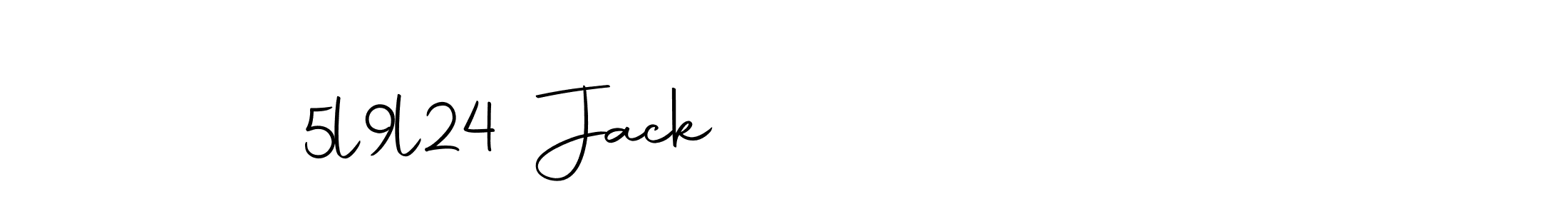 Use a signature maker to create a handwritten signature online. With this signature software, you can design (Autography-DOLnW) your own signature for name Jack            5l9l24. Jack            5l9l24 signature style 10 images and pictures png