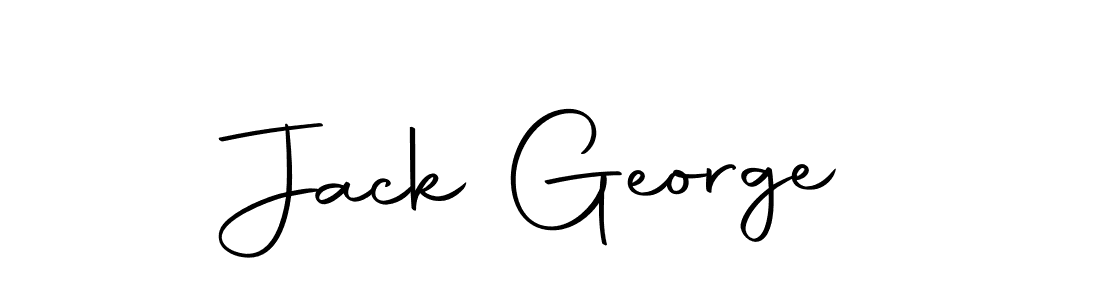 Design your own signature with our free online signature maker. With this signature software, you can create a handwritten (Autography-DOLnW) signature for name Jack George. Jack George signature style 10 images and pictures png