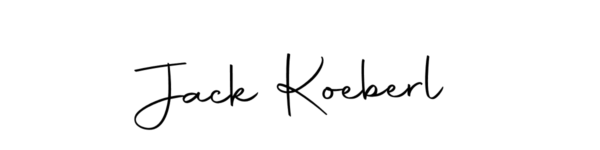 Create a beautiful signature design for name Jack Koeberl. With this signature (Autography-DOLnW) fonts, you can make a handwritten signature for free. Jack Koeberl signature style 10 images and pictures png