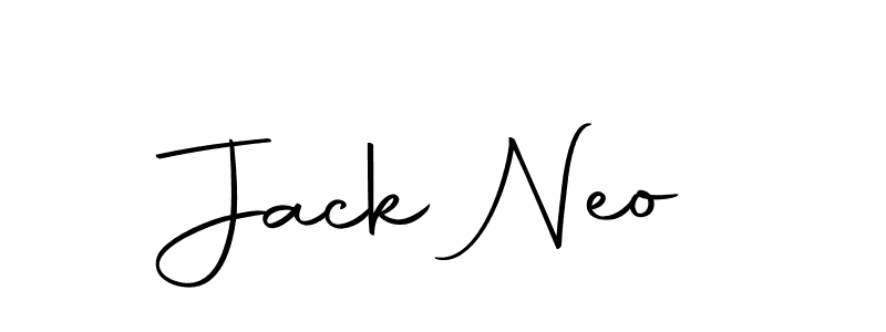 Make a beautiful signature design for name Jack Neo. With this signature (Autography-DOLnW) style, you can create a handwritten signature for free. Jack Neo signature style 10 images and pictures png