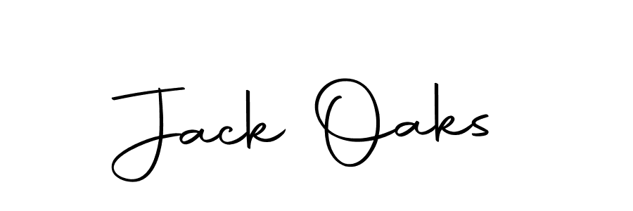 Use a signature maker to create a handwritten signature online. With this signature software, you can design (Autography-DOLnW) your own signature for name Jack Oaks. Jack Oaks signature style 10 images and pictures png